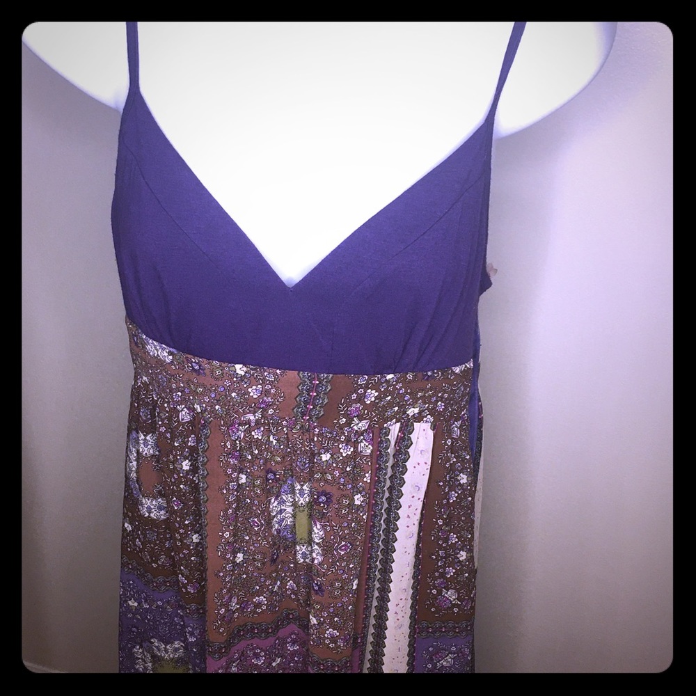Forever 21 Tank Top Bohemian Long Dress